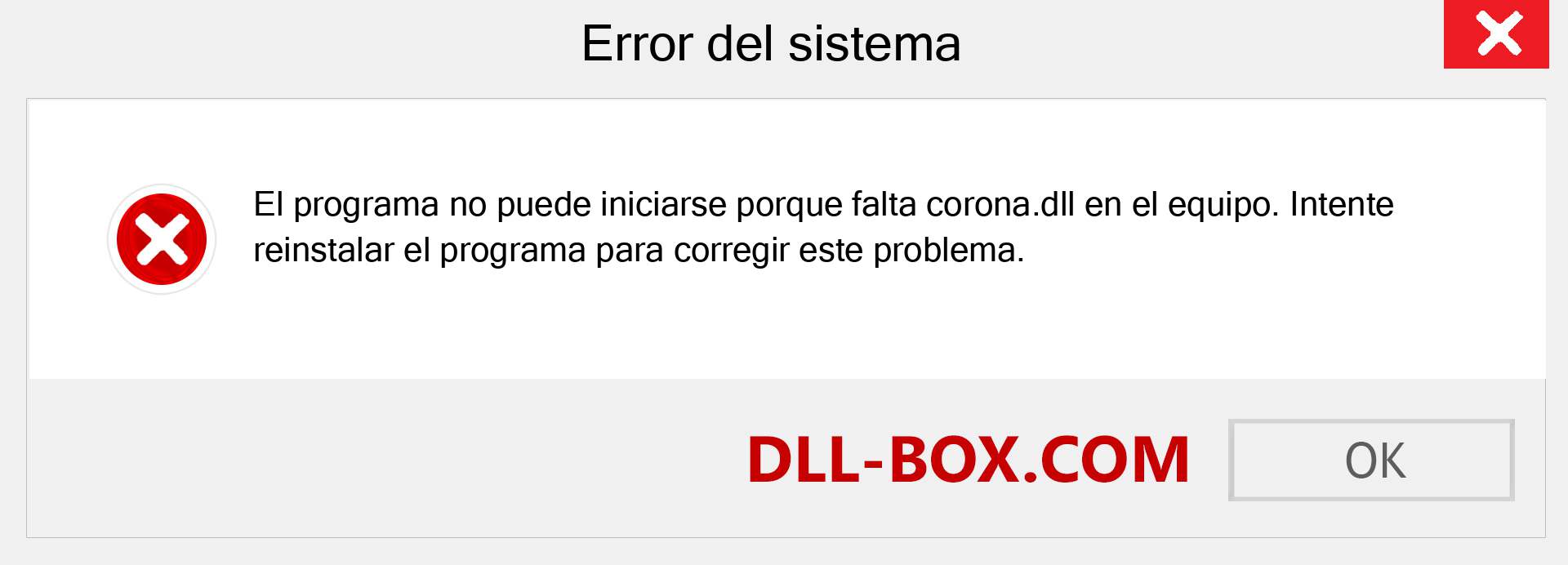 ¿Falta el archivo corona.dll ?. Descargar para Windows 7, 8, 10 - Corregir corona dll Missing Error en Windows, fotos, imágenes